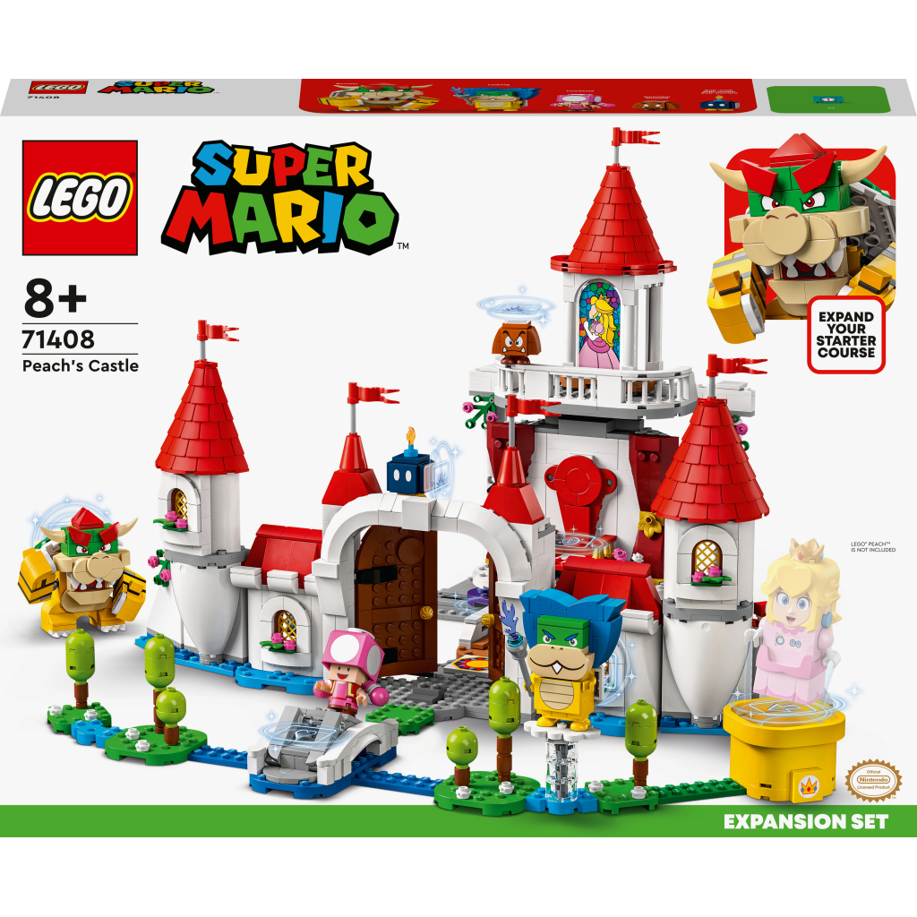 Конструктор LEGO Super Mario Додатковий набір «Замок Персика» (71408) - зображення 1