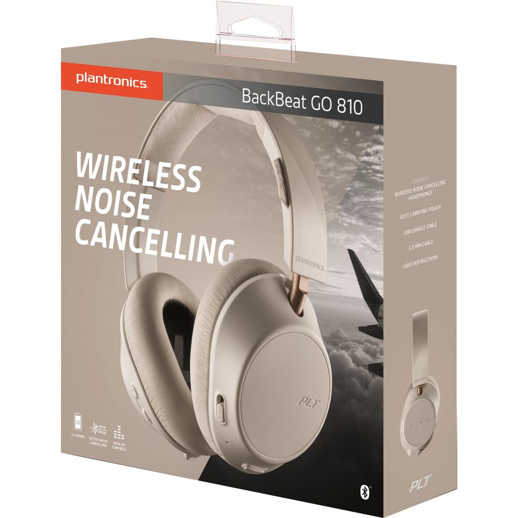Навушники Plantronics BackBeat GO 810 Bone White (211822-99) - зображення 4