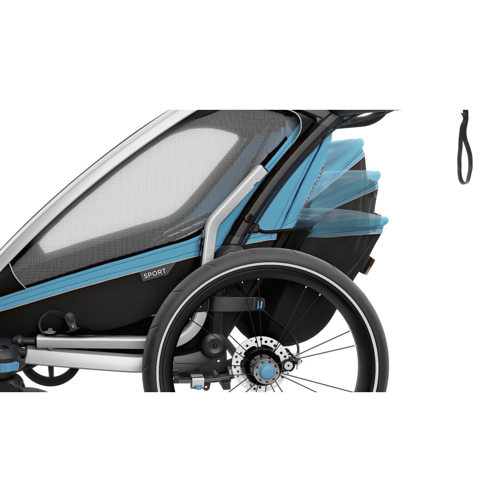 Коляска Thule мультиспортивна Chariot Sport2 Blue (TH10201003) - зображення 10