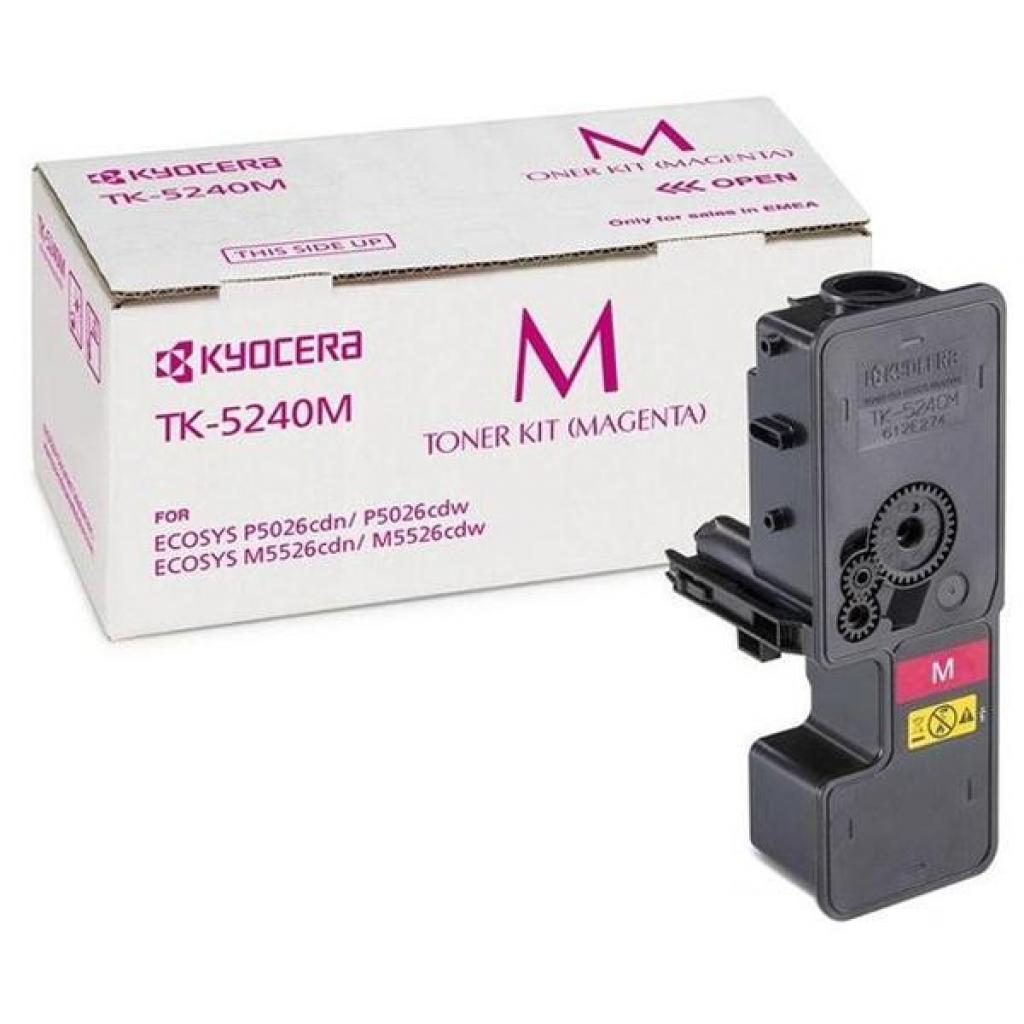 Тонер-картридж Kyocera TK-5240M Magenta 3K (1T02R7BNL0) - зображення 1