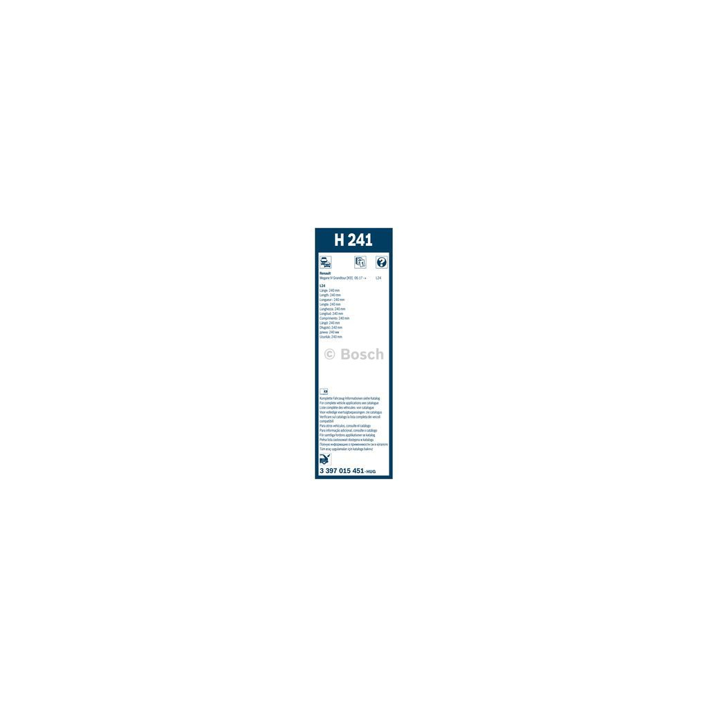 Щітка склоочисника Bosch 3397015451 (3 397 015 451) - зображення 1