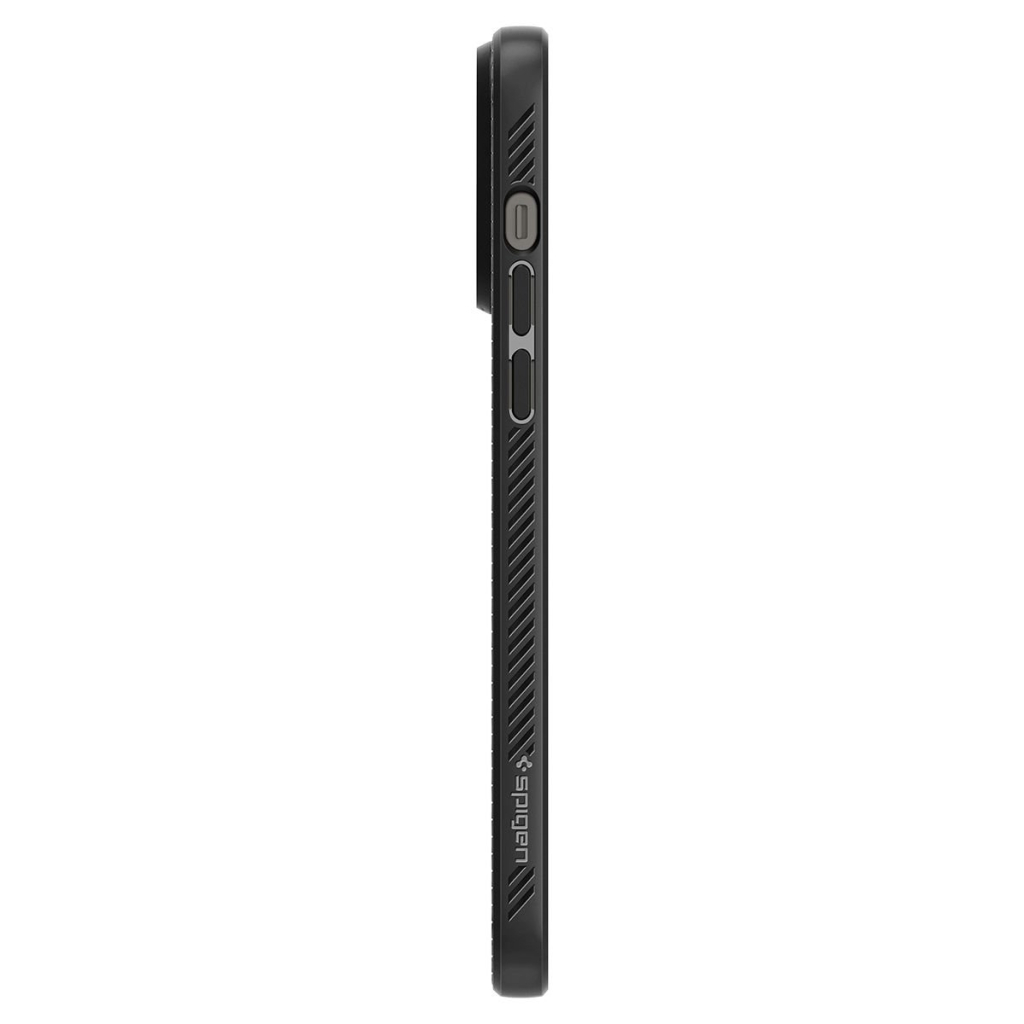 Чохол до мобільного телефона Spigen Apple iPhone 14 Pro Max Liquid Air, Matte Black (ACS04813) - зображення 7