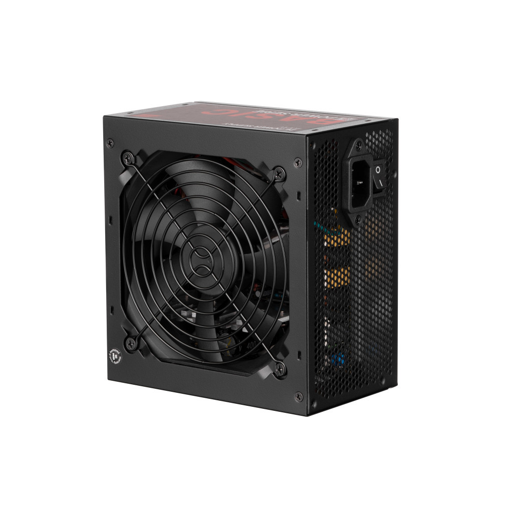 Блок живлення 2E BASIC POWER (400W), 80, 120mm, 1xMB 24pin(20+4), 1xCPU 8pin(4+4), 3xMolex, 4xSATA, 1xPCIe 8pin( (2E-BP400-120APFC) - зображення 5