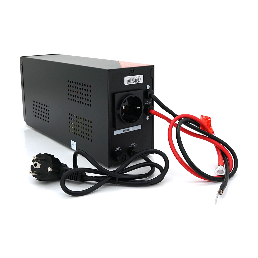 Пристрій безперебійного живлення Ritar RTSW-600NL12 LED (360Вт) - зображення 2