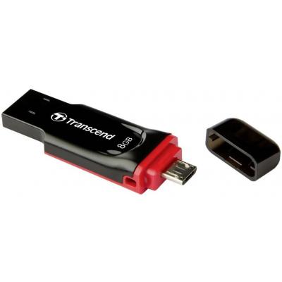 USB флеш накопичувач Transcend 8GB JetFlash OTG 340 USB 2.0 (TS8GJF340) - зображення 3