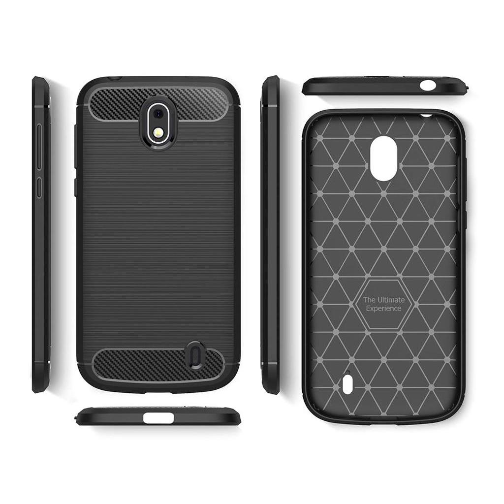 Чохол до мобільного телефона Laudtec Nokia 1 Carbon Fiber (Black) (LT-N1B) - зображення 4