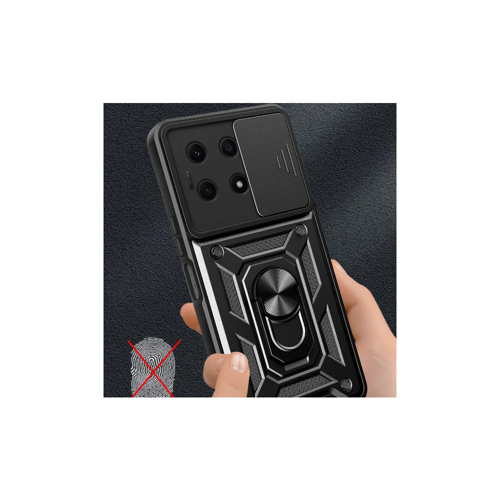 Чохол до мобільного телефона BeCover Military Honor X8a Black (710668) - зображення 3