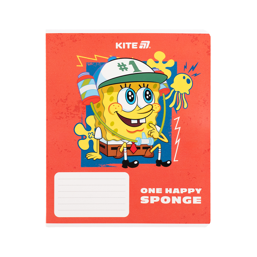 Зошит Kite SpongeBob SquarePants, 18 аркушів, клітинка (SB25-236) - изображение 4