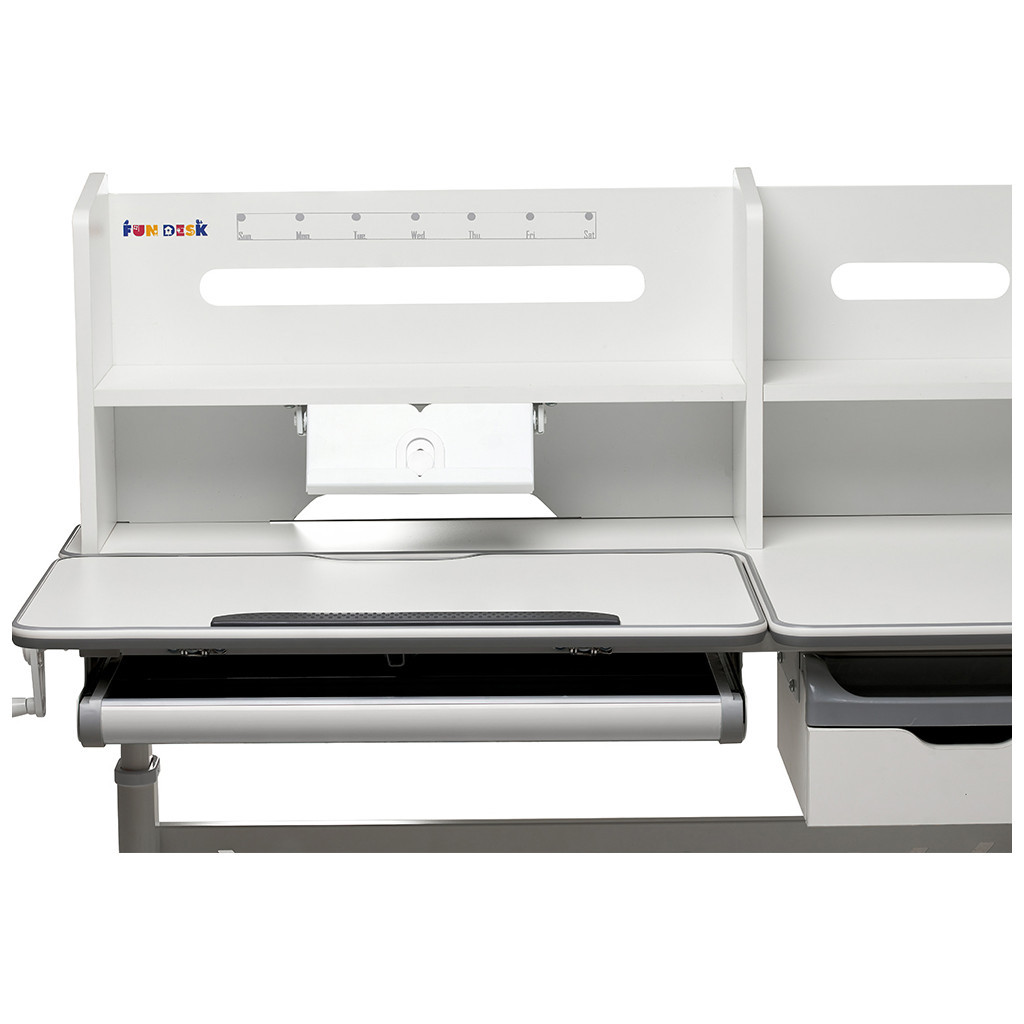 Парта FunDesk (1+1+1) (FIORE II GREY) - зображення 5