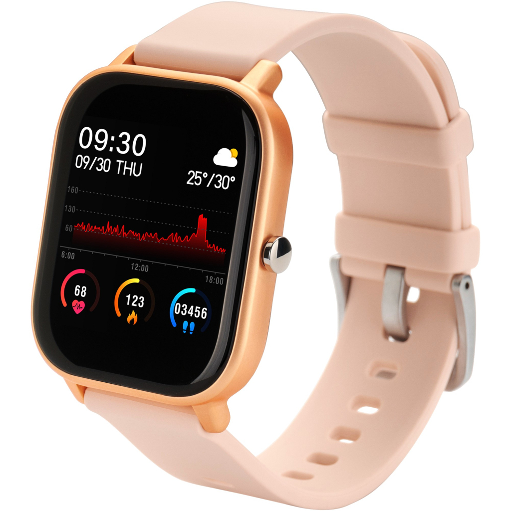Смарт-годинник Globex Smart Watch Me (Gold Rose) - зображення 1