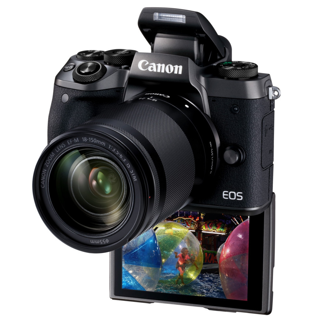 Цифровий фотоапарат Canon EOS M5 + 18-150 IS STM Kit Black (1279C049) - зображення 7