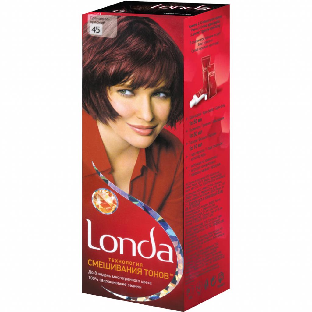 Фарба для волосся Londa стійка 45 Гранатово-Червоний (4015203134458) - зображення 1