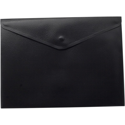 Папка - конверт Buromax А4, with a button, black (BM.3925-01) - зображення 1
