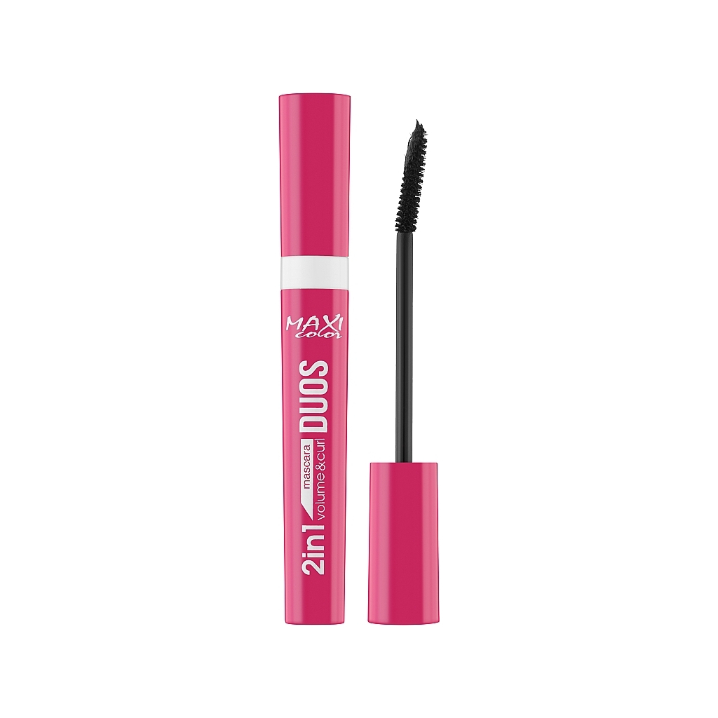 Туш для вій Maxi Color 2 in 1 Duos Volume & Curl (4823097116630) - изображение 1