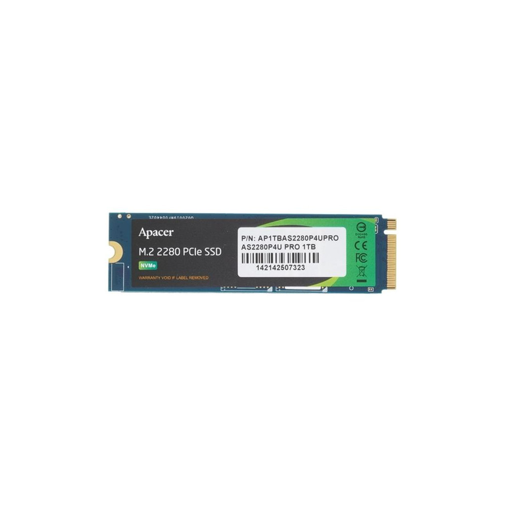 Накопичувач SSD M.2 2280 1TB Apacer (AP1TBAS2280P4UPRO-1) - зображення 1