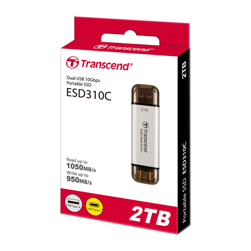 Накопичувач SSD USB 3.2 2TB ESD310 Transcend (TS2TESD310S) - зображення 4