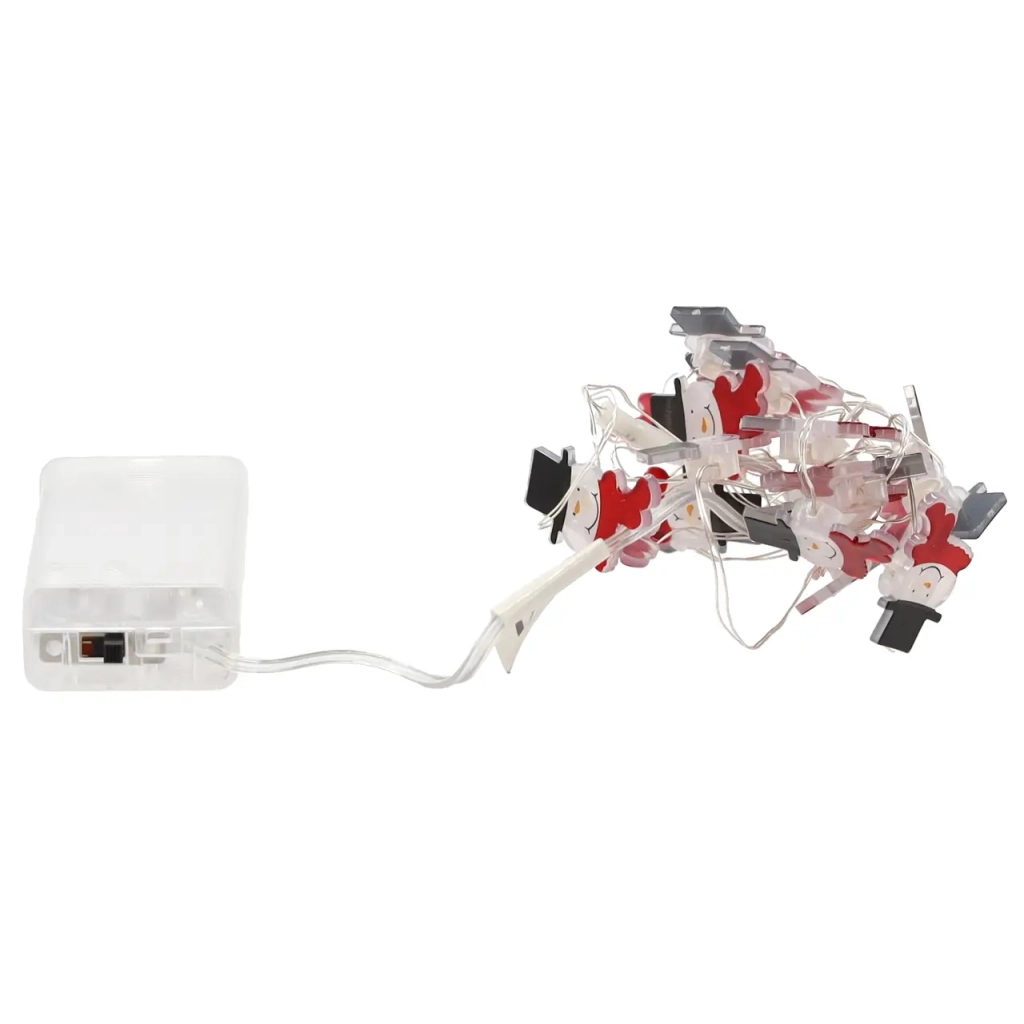Гірлянда Chomik Струна Сніговик 2.2 м 20 LED Теплий білий (5900779880207) - зображення 3