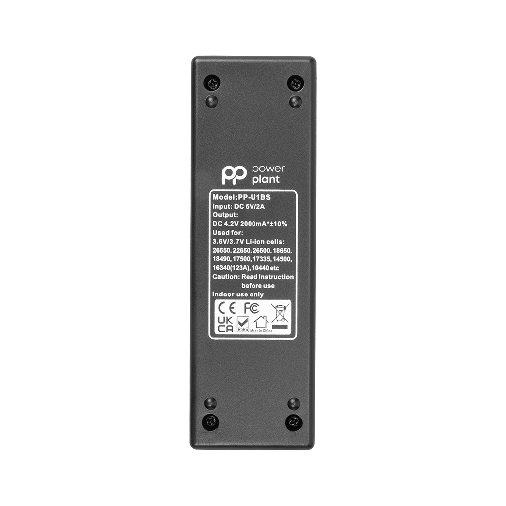 Зарядний пристрій для акумуляторів PowerPlant PP-U1BS (Li-ion / input DC 5V/2A) (AA620197) - зображення 3