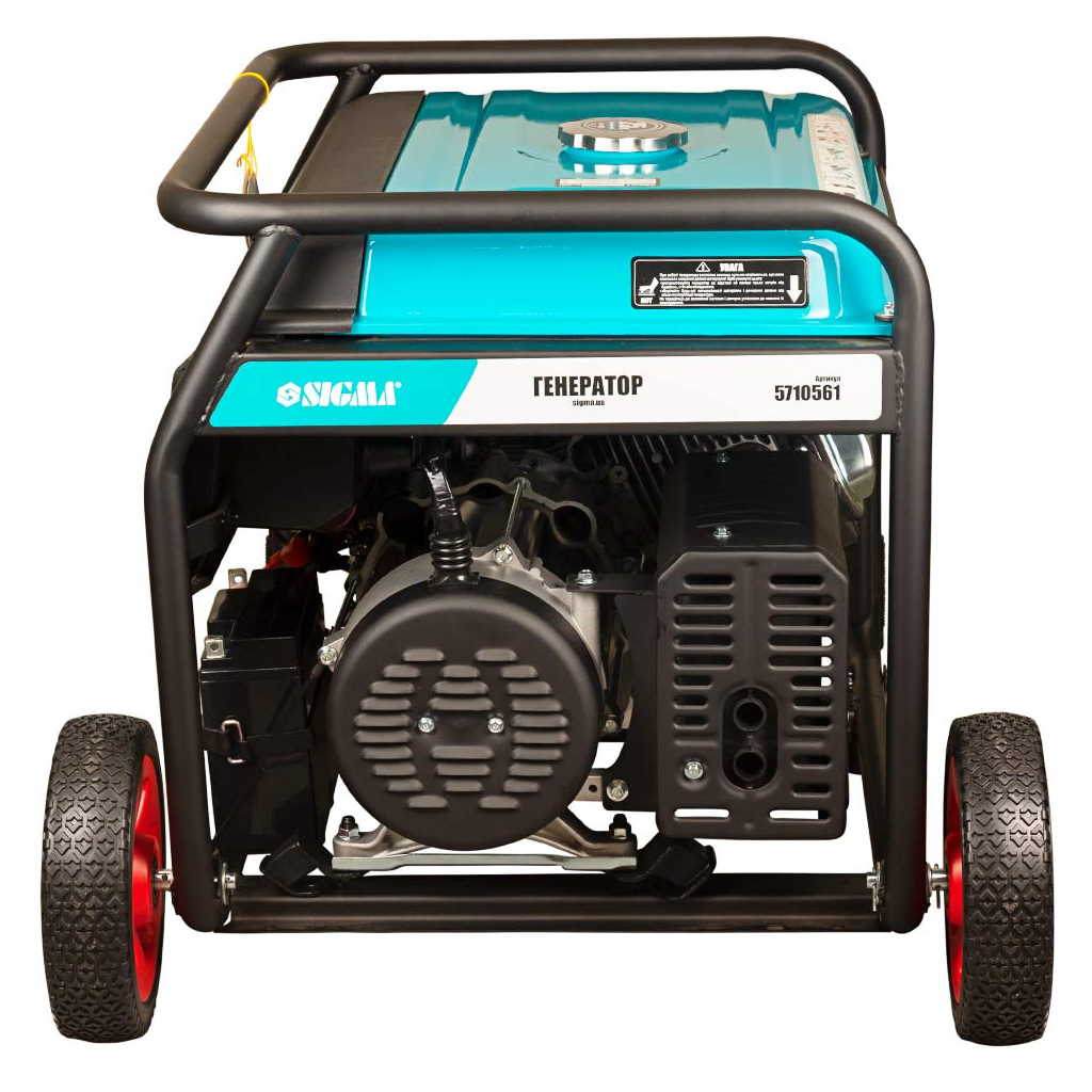 Генератор Sigma 220V 7.5/8.0kW електрозапуск (5710561) - зображення 5