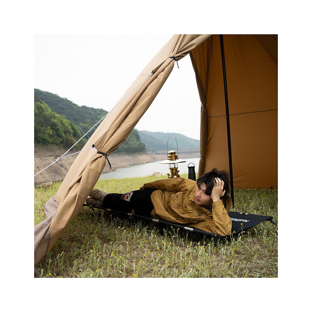 Розкладачка Naturehike XJC05 NH20JJ001 Поліестер Oxford / алюміній зелений (6927595777428) - зображення 3