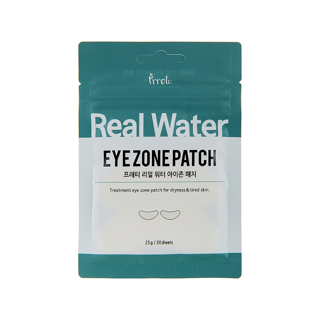Патчі під очі Prreti Real Water Eye Zone Patch Тканинні 30 шт (8809738322581) - зображення 1