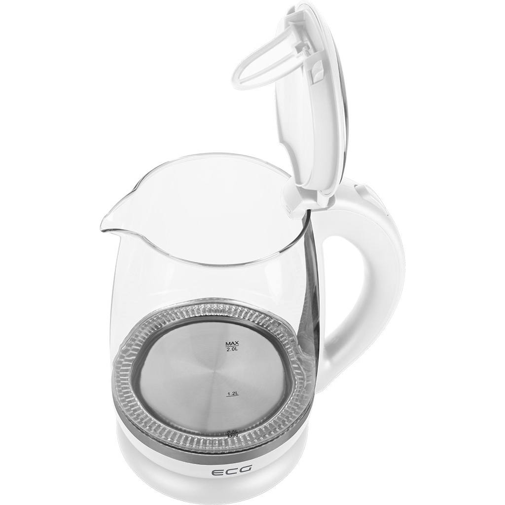 Електрочайник ECG RK 2020 White Glass (RK2020 White Glass) - зображення 7