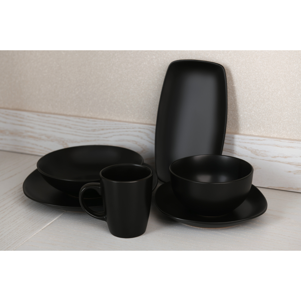 Тарілка Ardesto Molize Soup 20 см Black (AR2920MB) - зображення 2