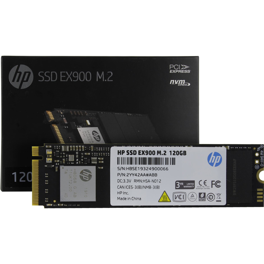 Накопичувач SSD M.2 2280 120GB EX900 HP (2YY42AA) - зображення 2