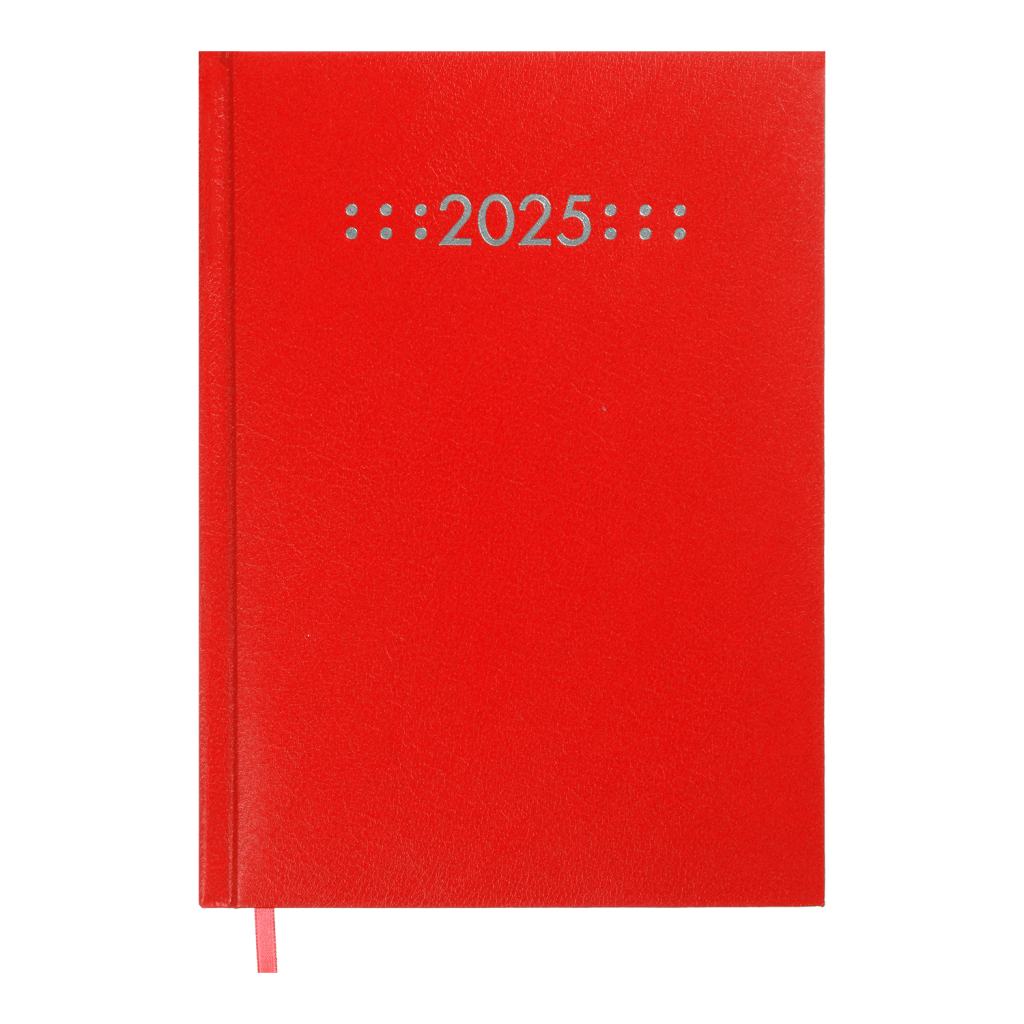 Тижневик Buromax датований 2025 CLASSIC, А5 червоний (BM.21121-05) - зображення 1