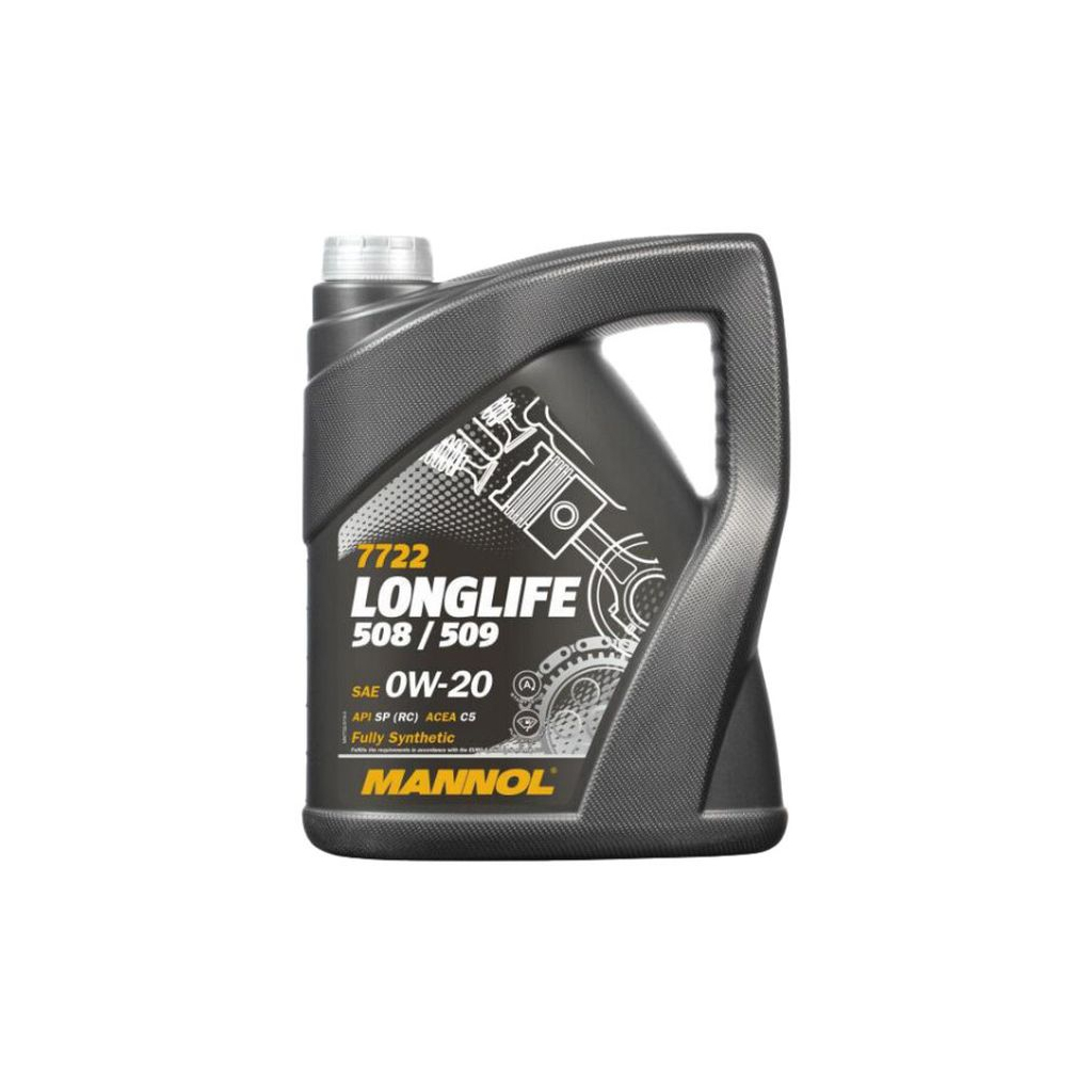 Моторна олива Mannol LONGLIFE 508/509 5л 0W-20 (MN7722-5) - зображення 1