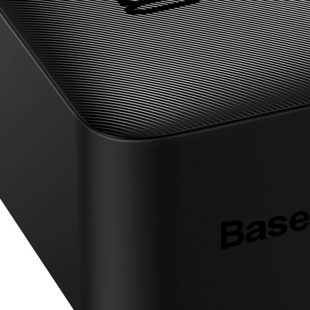 Батарея універсальна Baseus Bipow 30000mAh, 15W, USB-C/3A, 2*USB-A/3A(max.), +cable, black (PPBD050201) - зображення 5