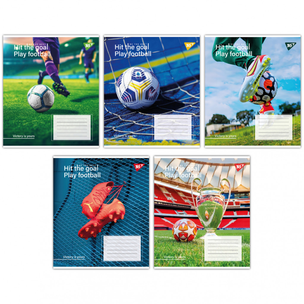 Зошит Yes Hit the goal 48 аркушів клітинка (767371) - зображення 1