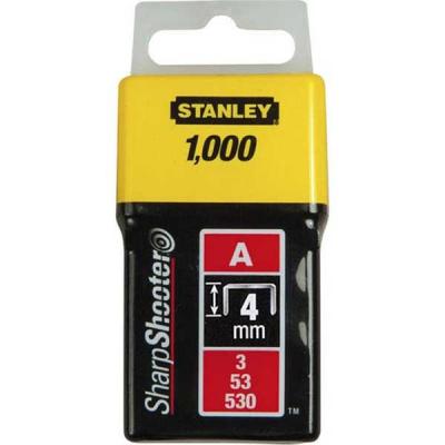 Скоби Stanley Light Duty тип а, 4мм, 1000шт (1-TRA202T) - зображення 1
