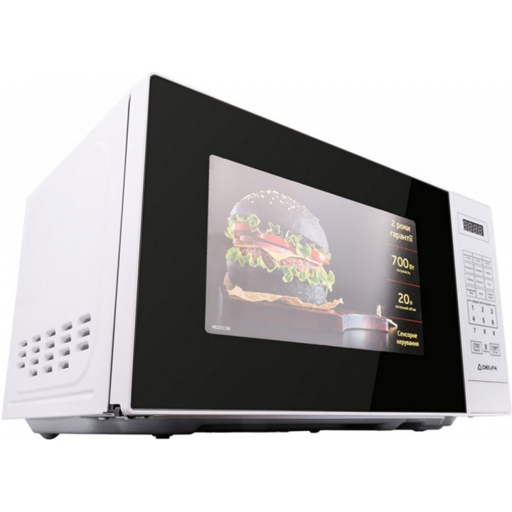 Мікрохвильова піч Delfa MD201SW - зображення 6