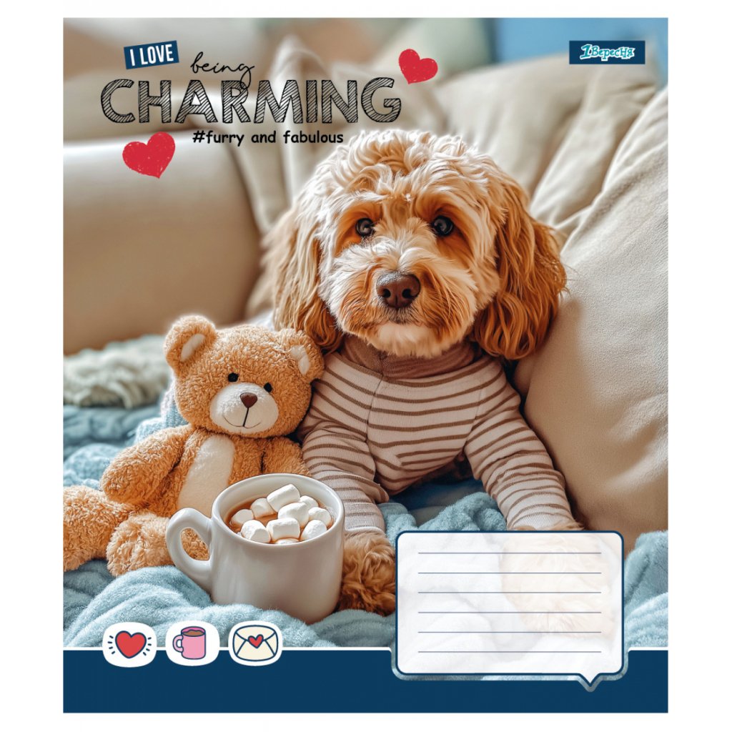 Зошит 1 вересня Charming А5 24 аркушів лінія (768188) - зображення 3