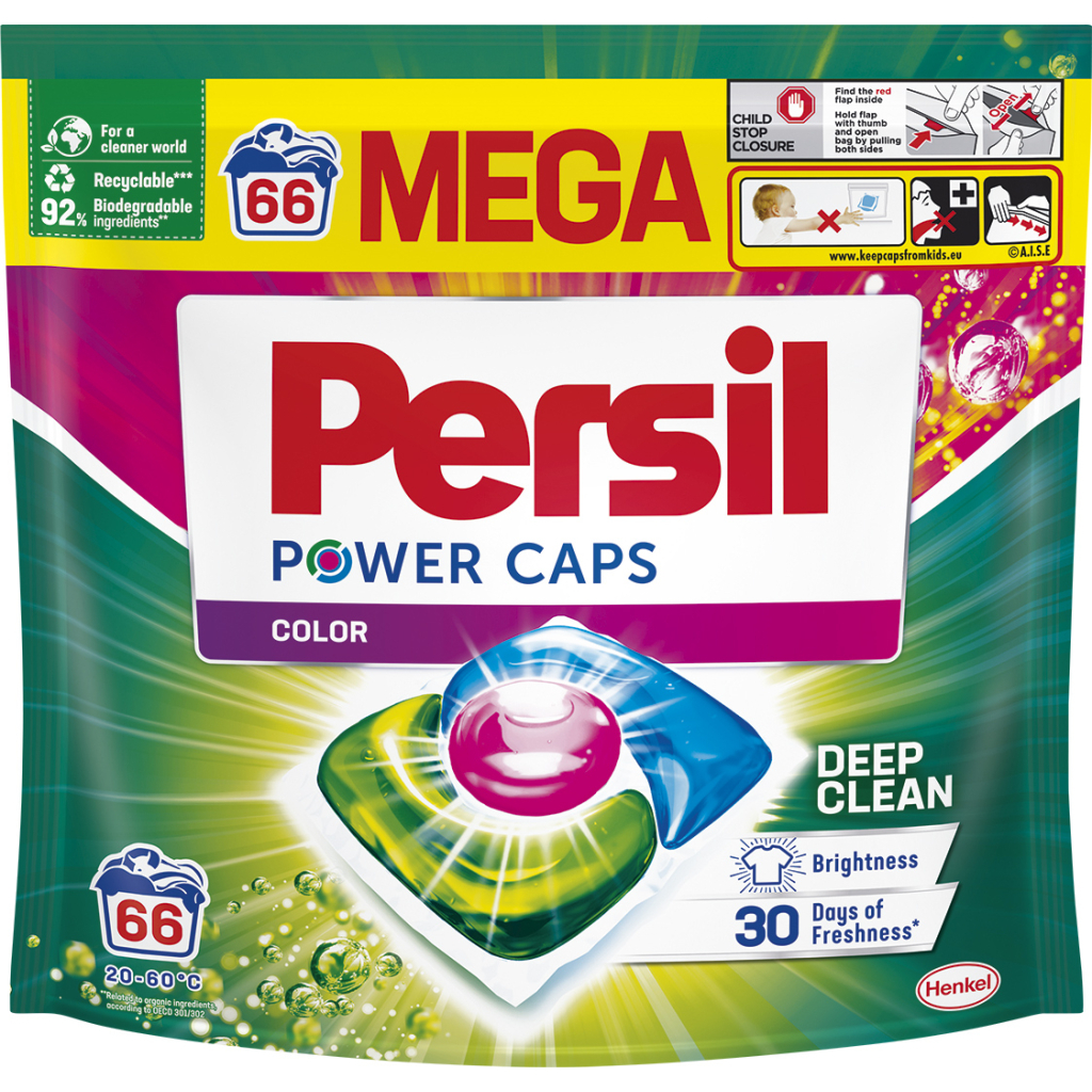 Капсули для прання Persil Колор 66 шт. (9000101564211) - зображення 1