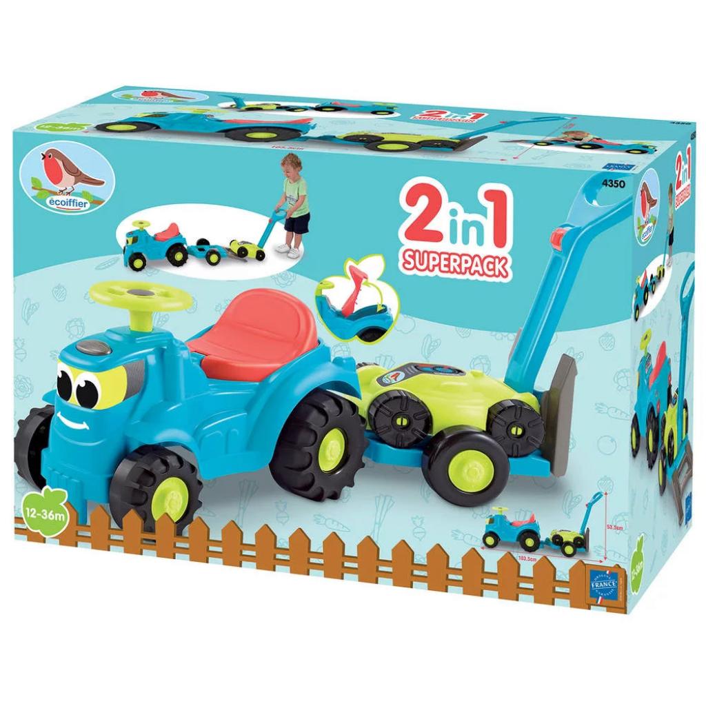 Чудомобіль Ecoiffier Гарден 103.5 см з газонокосаркою (004350) - зображення 2