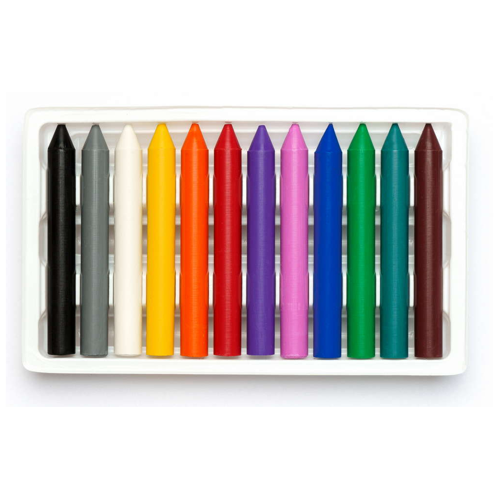 Олівці кольорові Школярик Воскові Преміум 12 кольорів (316111001-UA) - изображение 2