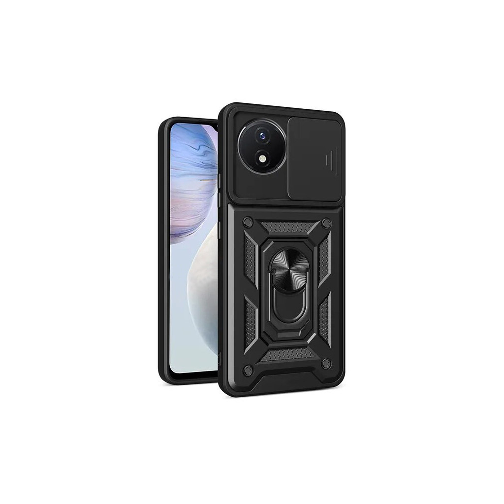 Чохол до мобільного телефона BeCover Military Vivo Y02/Y02A Black (710026) - зображення 2