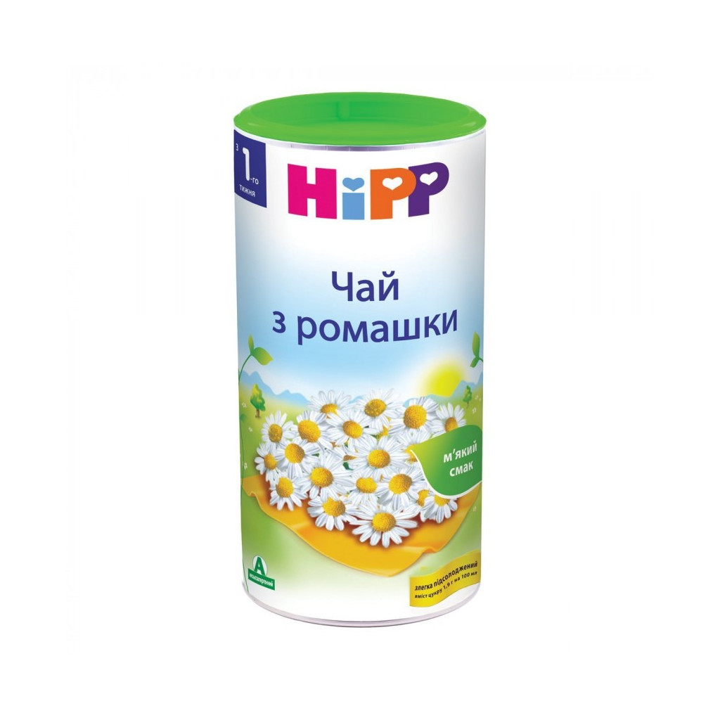 Дитячий чай HiPP з ромашкой, від 0 міс. 200 гр (9062300103813) - изображение 1
