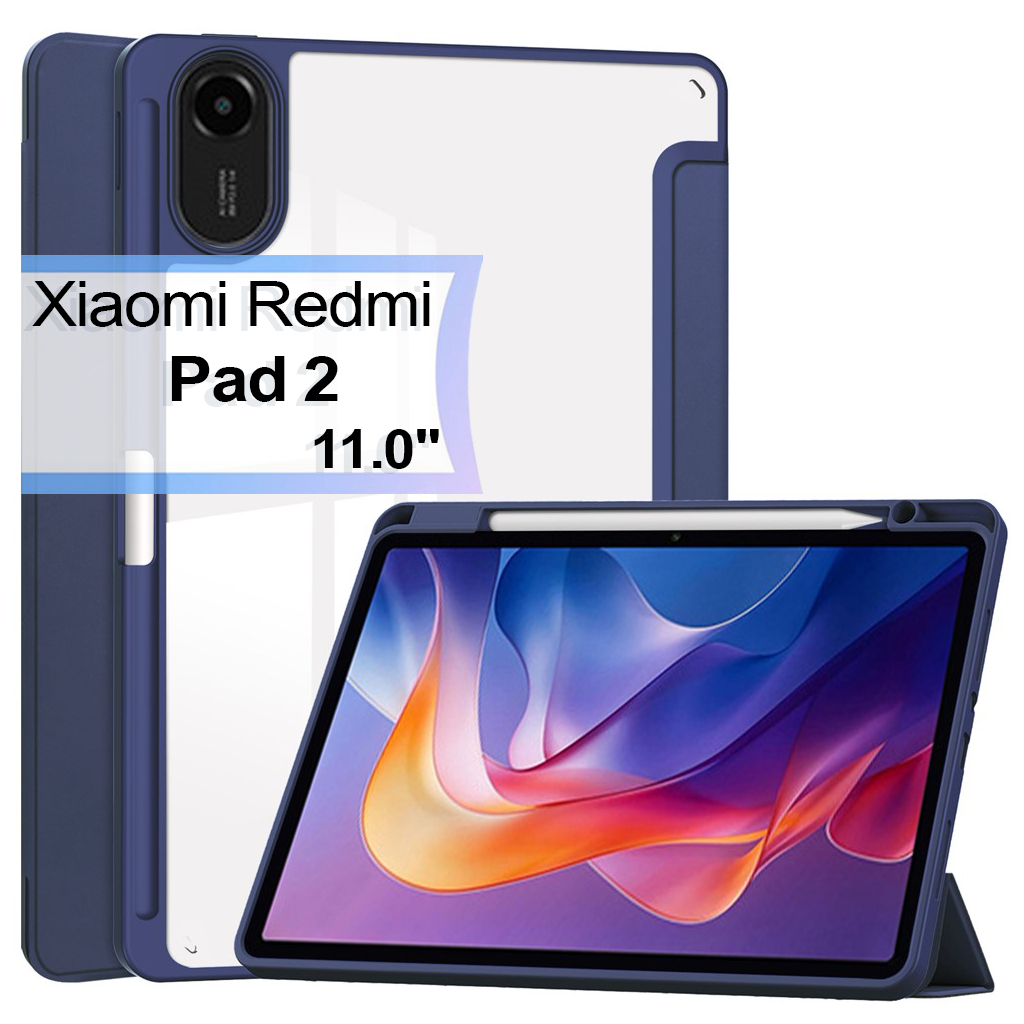 Чохол до планшета BeCover Soft Edge TPU Xiaomi Redmi Pad 2 11.0" Deep Blue (713657) - зображення 1