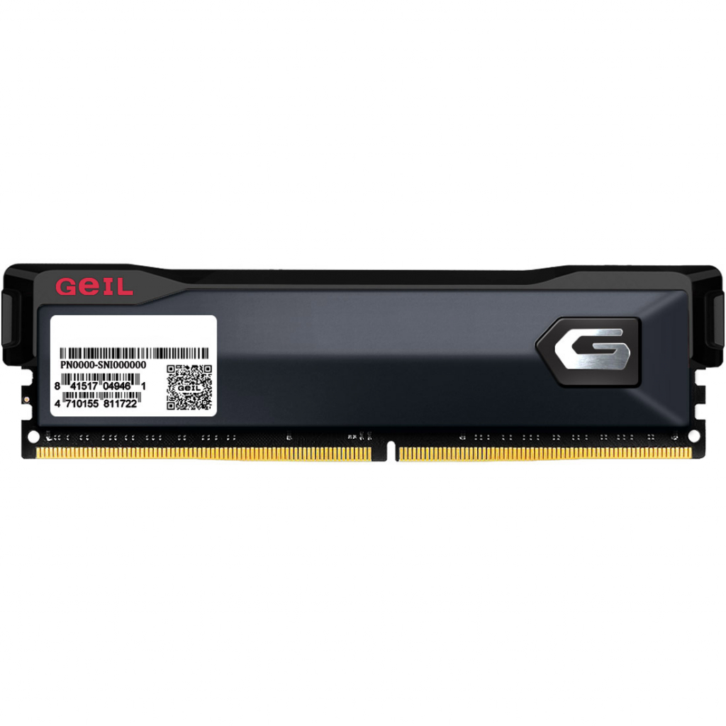 Модуль пам'яті для комп'ютера DDR4 16GB 3200 MHz Orion Black Geil (GOG416GB3200C16ASC) - зображення 3