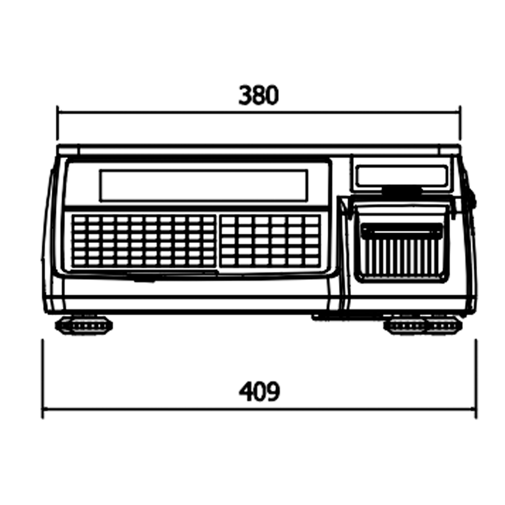 Ваги торгівельні CAS CL-5200-B без стойки (CL-5200-B) - picture 4