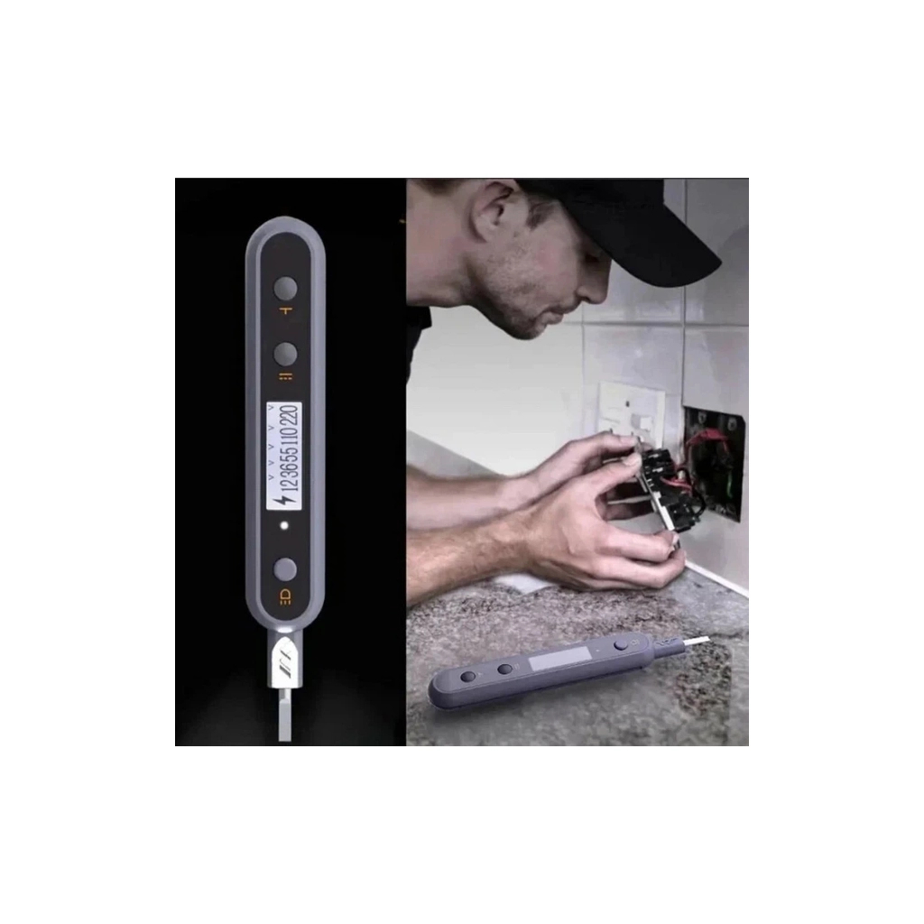 Викрутка Xiaomi JIMIHOME тестер напруги Digital Display Electric Test Pen Black (JM-G27004) - зображення 4