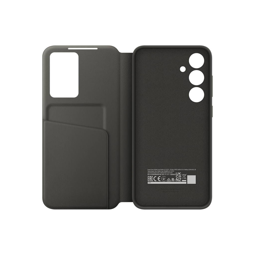 Чохол до мобільного телефона Samsung Galaxy S24 FE (S721) Smart View Wallet Case black (EF-ZS721CBEGWW) - зображення 5