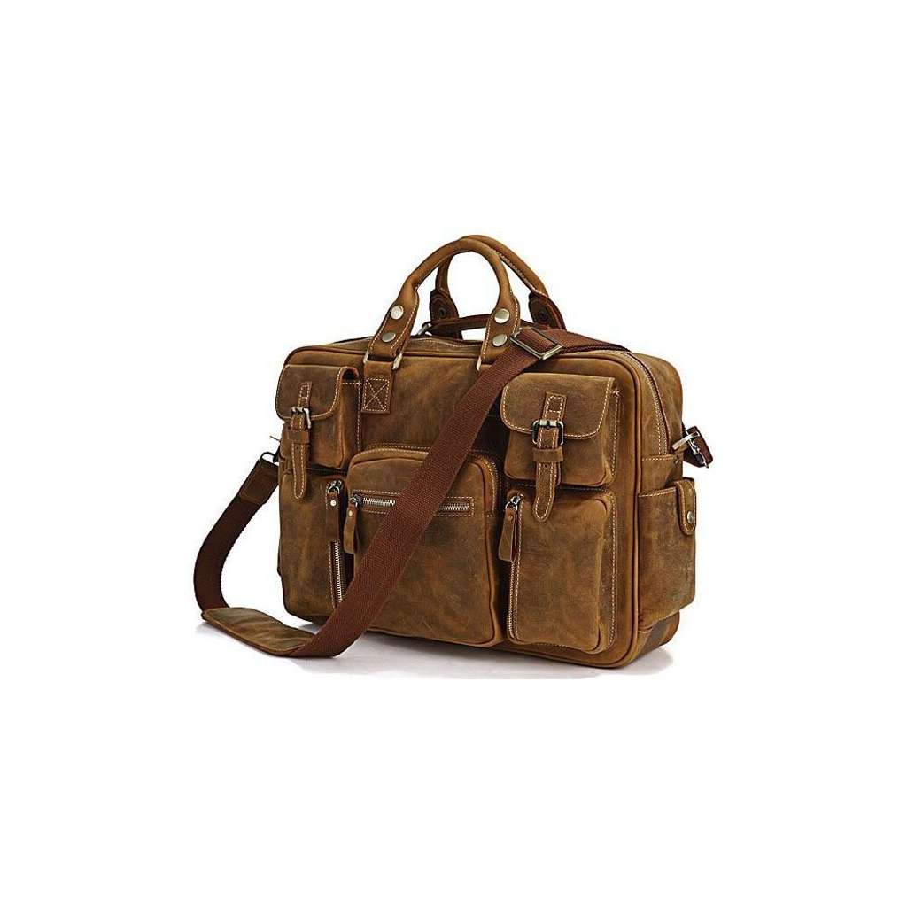 Сумка Vintage У вінтажному стилі Коричнева (14051) - зображення 1