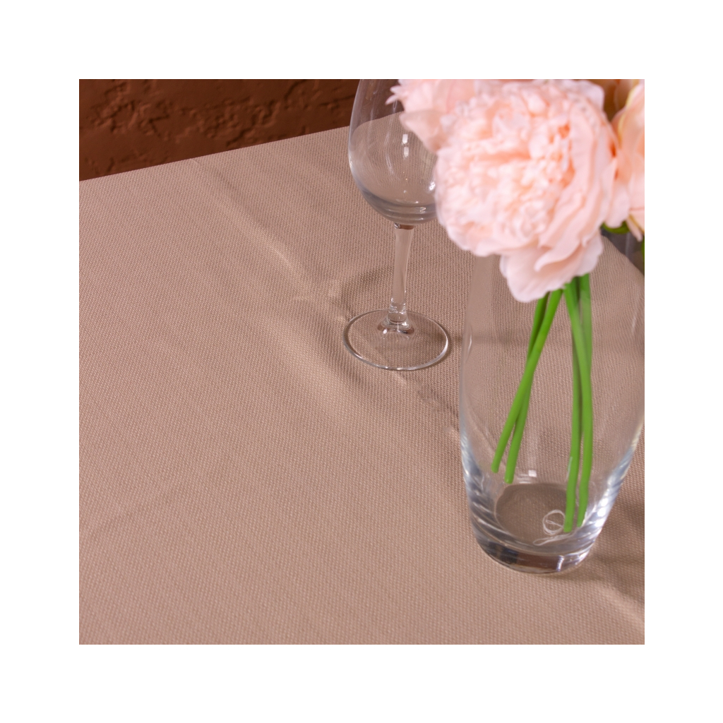 Скатертина MirSon Бавовна №002 Beige Strong 130x220 см (2200006737612) - зображення 3