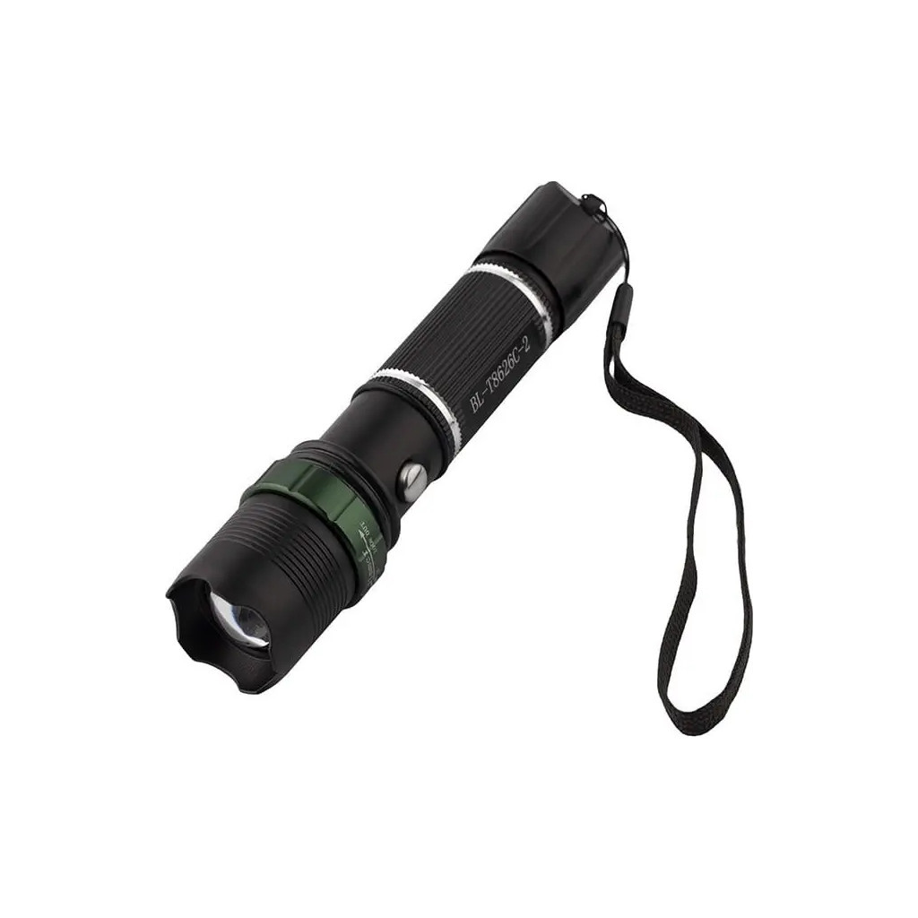 Ліхтар X-Balog UV 2 діоди BL-T8626C-2 алюмінієвий діапазон до 300 м (L0-72) - зображення 1