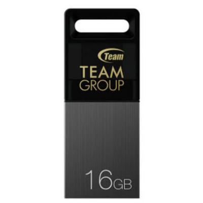 USB флеш накопичувач Team 16GB M151 Gray USB 2.0 OTG (TM15116GC01) - зображення 1