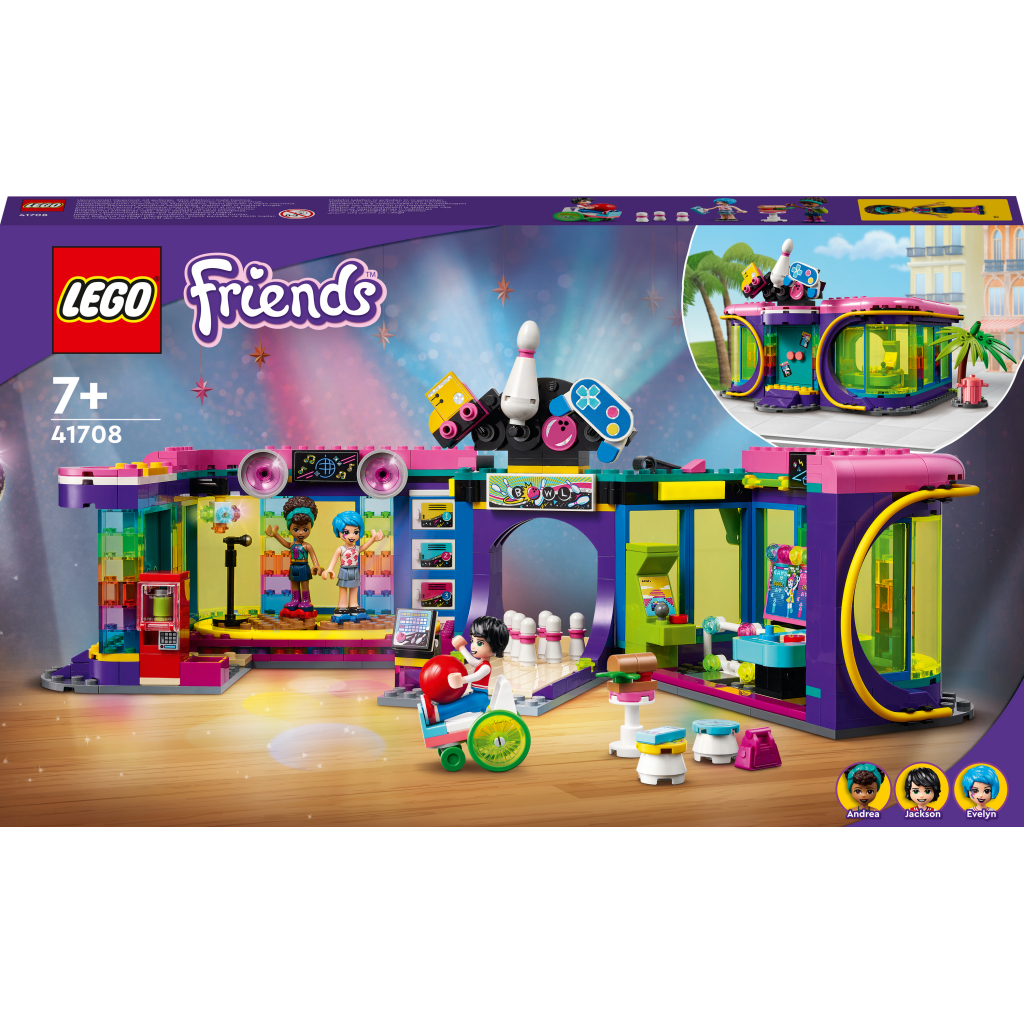 Конструктор LEGO Friends Диско-аркада на роликах 642 деталей (41708) - зображення 1